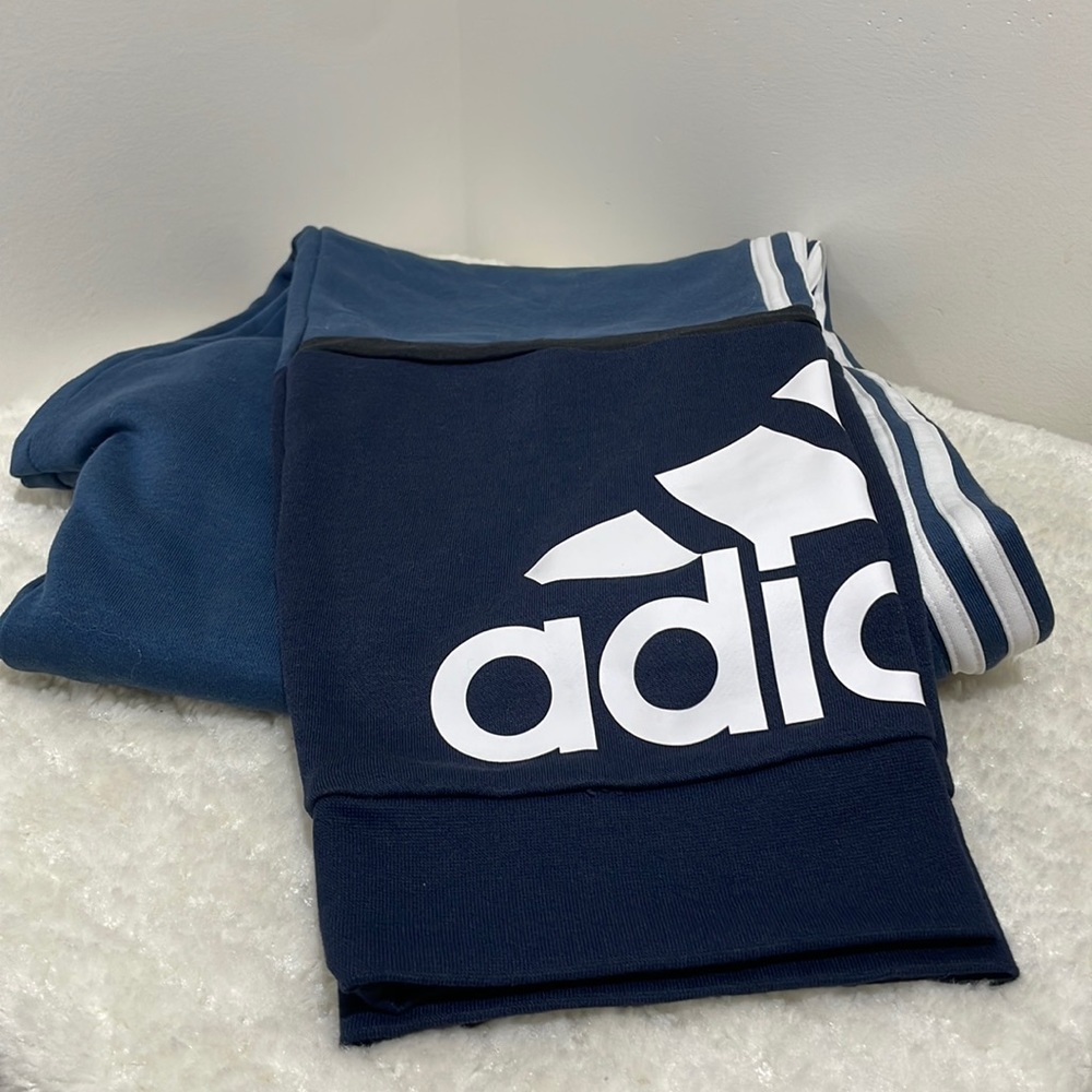 Men 2XL adidas Tapered Multi Sport Pants Crew Navy NWT